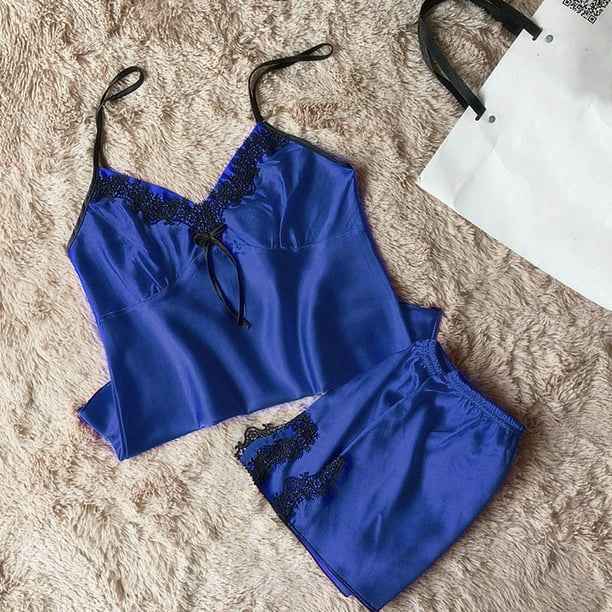 Premium Imported Cami Sole Set – Contrast Lace Embroidered Nightwear