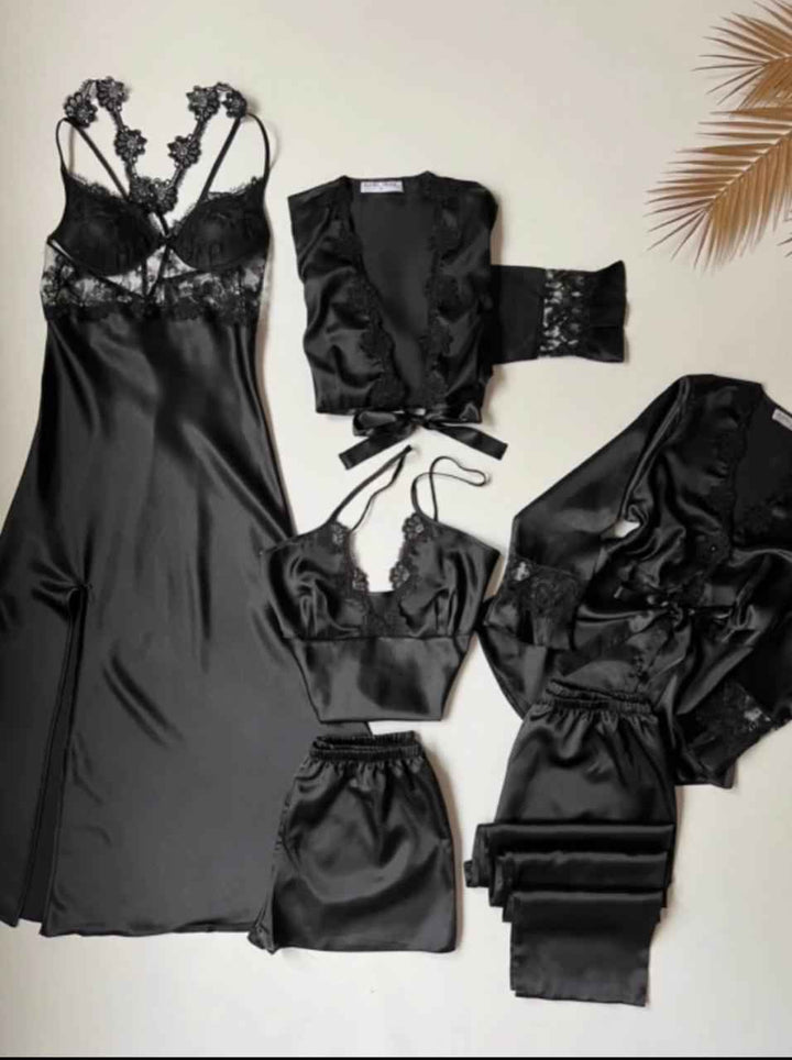 Luxurious 6-Piece Bridal Sleepwear Collection