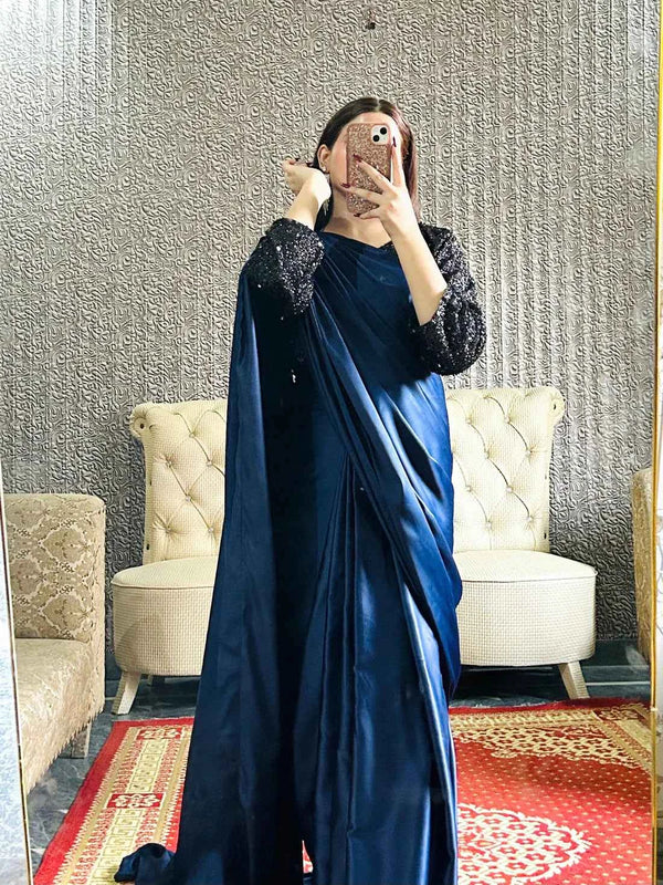 Sequence Moonlight Stitched Saree