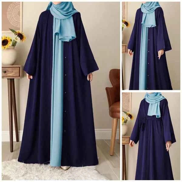 Gown abaya with attach inner and stroller