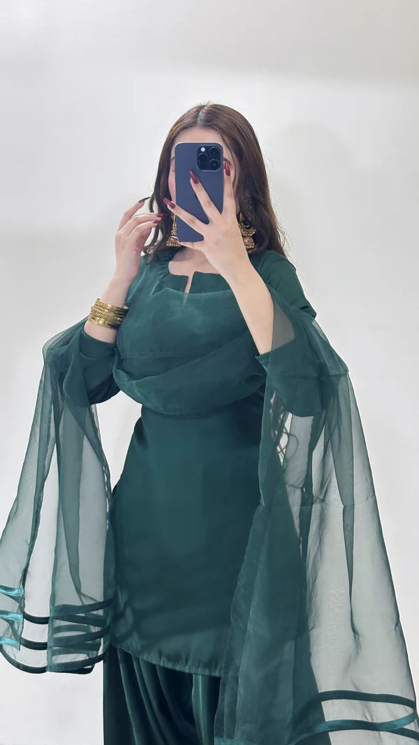 Trending Farshi Shalwar Set | 3pcs Suit Stitched by Aabirah Boutique - Aabirah Boutique